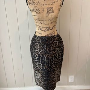 Cheetah Print Skirt